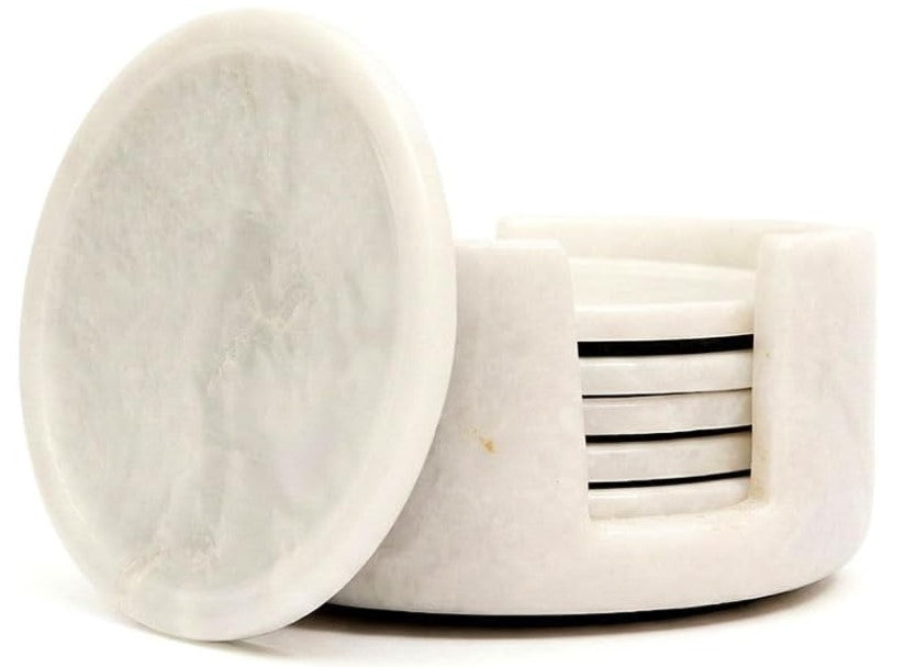 Marble Coasters Set