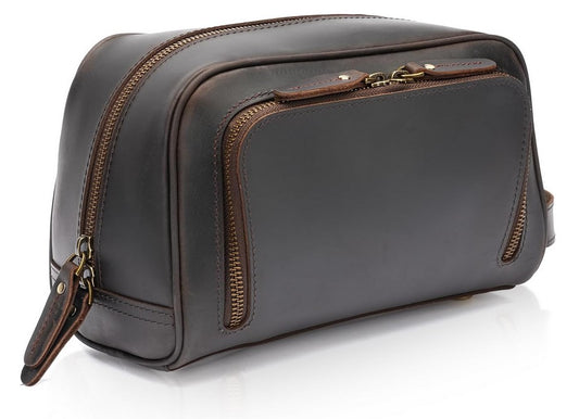 Leather Toiletry Bag for Him
