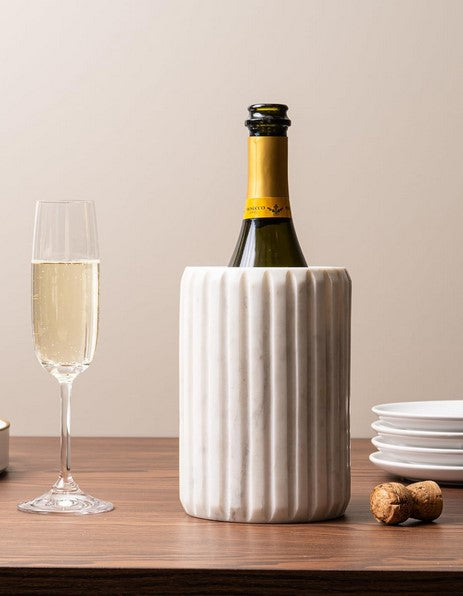 Elegant marble wine cooler for that hard to buy for host